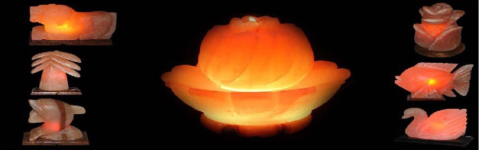 Salt Lamps in Different Shapes
